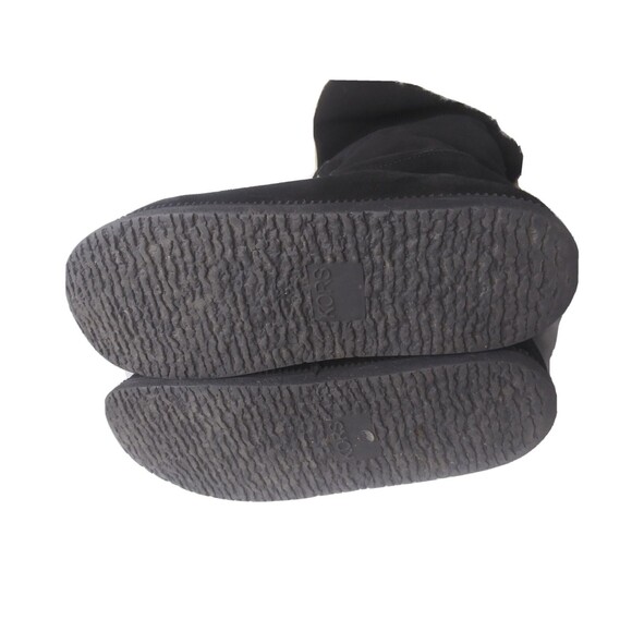 Michael Kors Black Suede Boots Faux Fur Lined Women's Size 9M - Picture 5 of 6